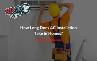 How Long Does AC Installation Take in Homes
